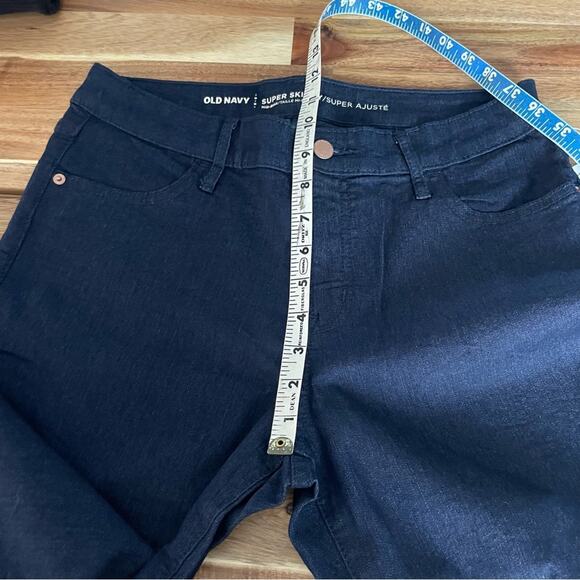Old Navy Super Skinny Jeans Dark Wash Mid Rise NWT - Picture 8 of 9